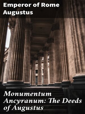 cover image of Monumentum Ancyranum